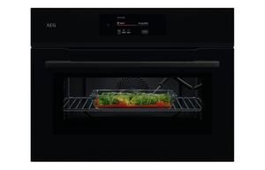 AEG NKK8N721B Compact Electric Oven - Black